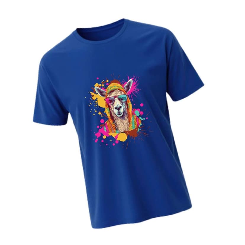 Trishoolin SSHAYU Printed T-Shirt | Design 10200MB | Regular Fit | Crew Neck / Round Neck Half Sleeve | Pack of 1 view 2