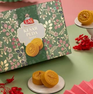 Lal Sweets Kesar Peda - 400g