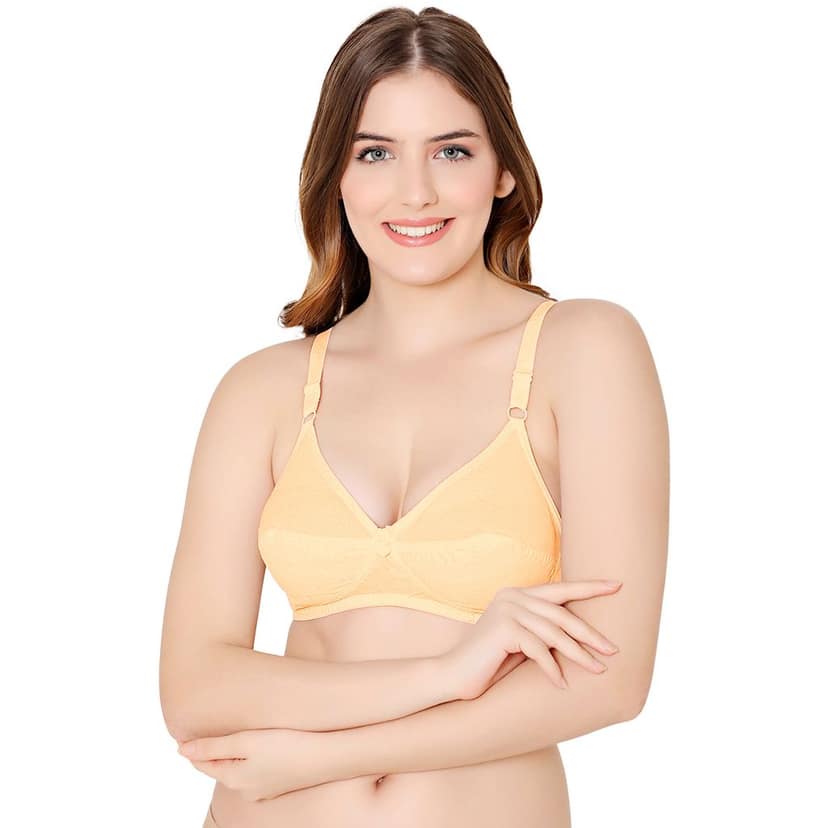 Bodycare polycotton wirefree adjustable straps comfortable non padded bra-1513SS view 2