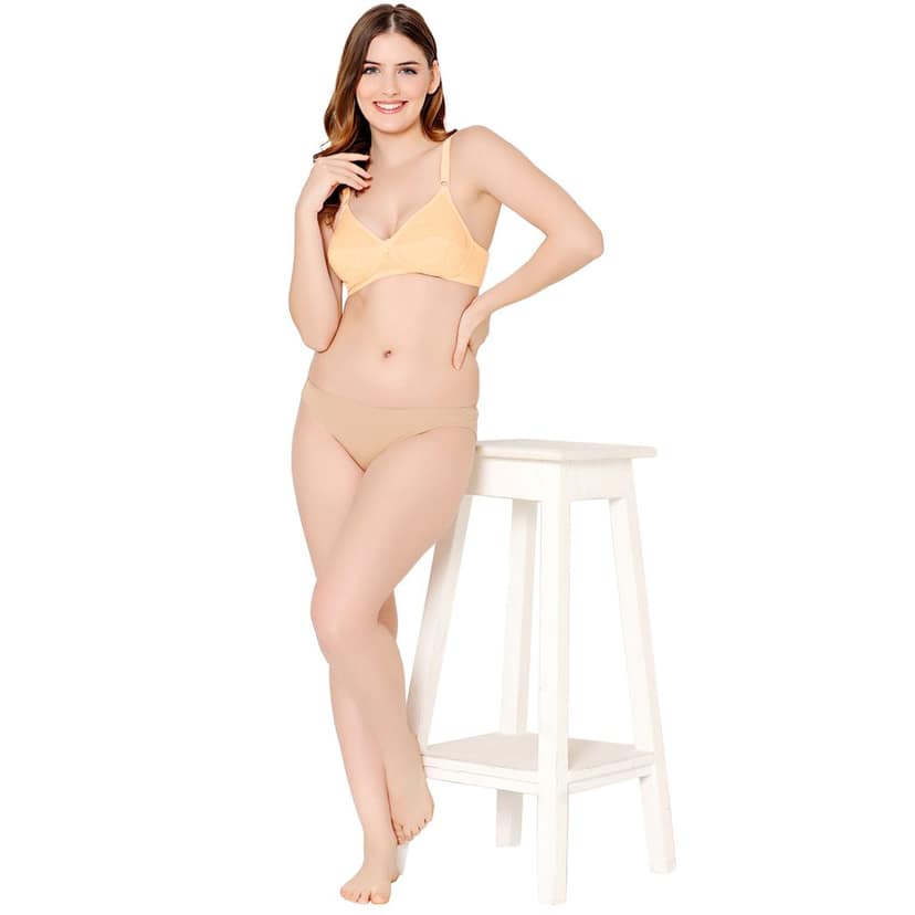 Bodycare polycotton wirefree adjustable straps comfortable non padded bra-1513SS view 5