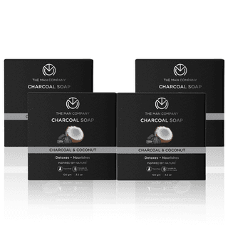 Charcoal Soap | Charcoal & Coconut (Pack of 4) Charcoal Soap | Charcoal & Coconut (Pack of 4) - Pack of 4