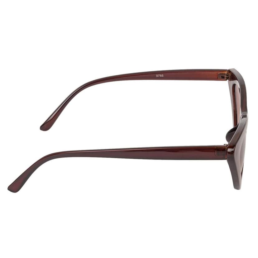 Fancy-Creation UV 400 Protection Retro Vintage Small Cat Eye Sunglasses For Women (C2 - Brown) view 3