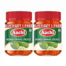 AACHI CUT MANGO PICKLE 200G 1+1