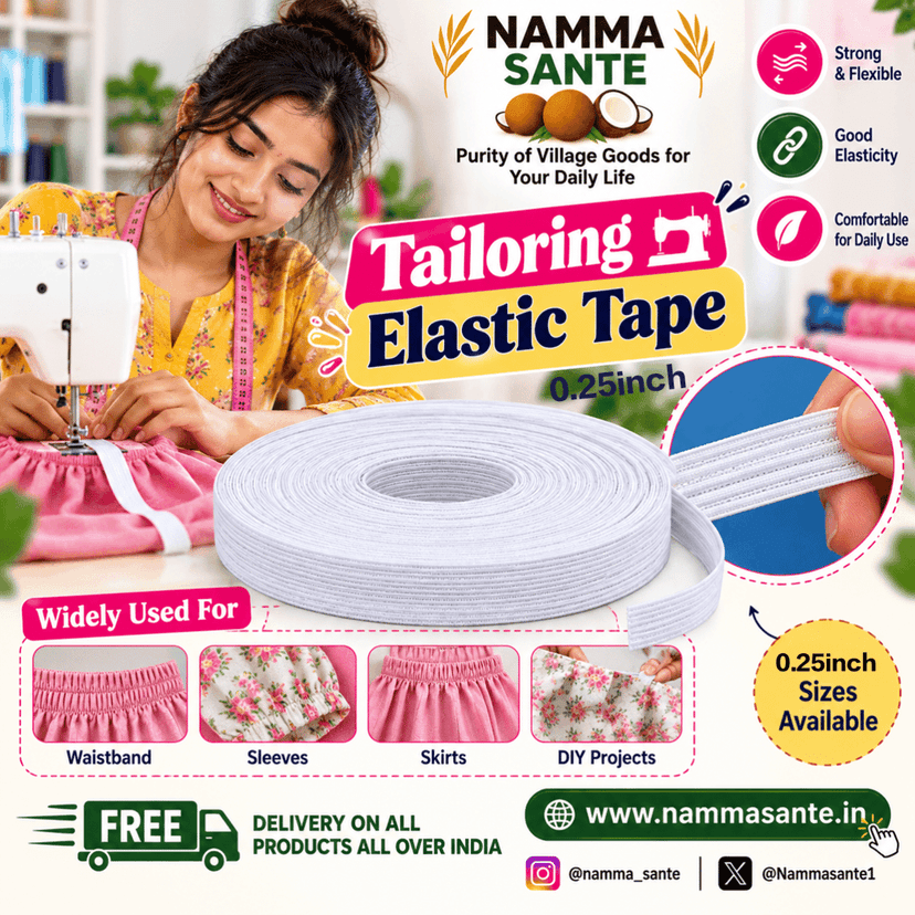 0.25inch Tailoring Elastic Tape