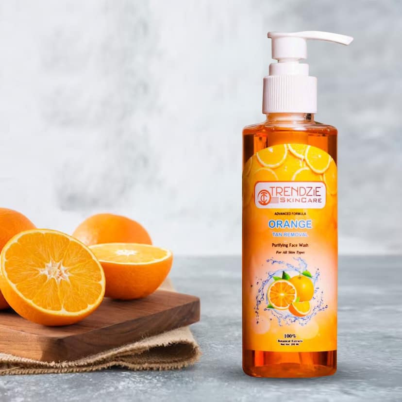 Orange With Vitamin C Tan Removal Purifying Face Wash