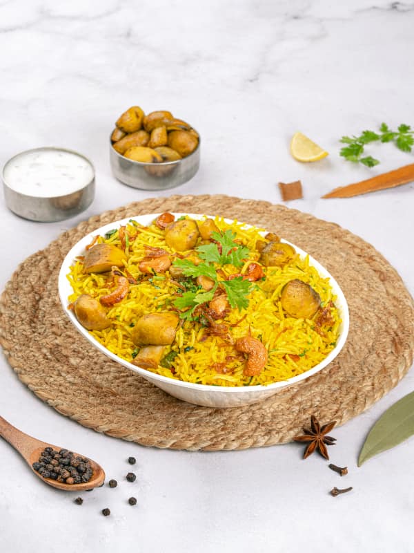 MUSHROOM PULAO