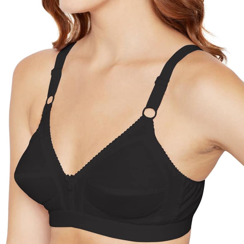 Bodycare 100% Cotton Non Padded Non wired Regular Bra-Pack of 3 view 6