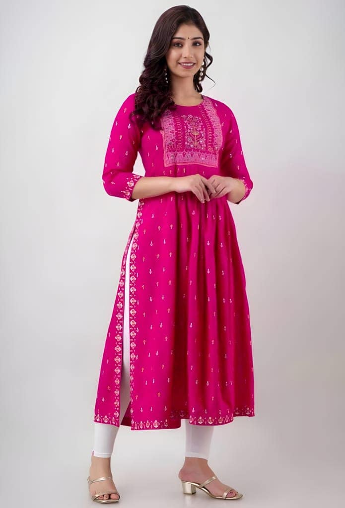 Fancy Kurti for Women | Trendy Traditional Design | Stylish Ethnic Wear for Daily and Party Use view 2