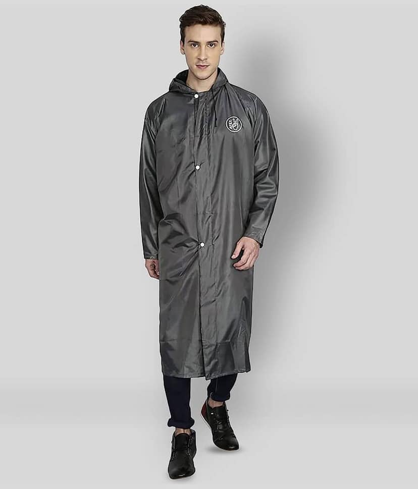Goodluck Grey Rain Coat