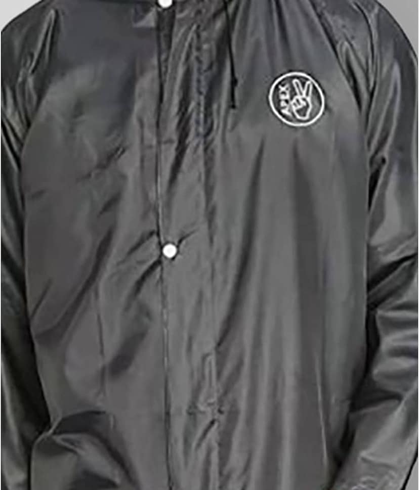 Goodluck Grey Rain Coat view 2