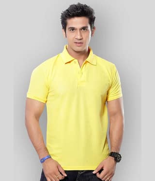 in365 Pack of 1 Cotton Blend Regular Fit Solid Half Sleeves Men's Polo T Shirt ( Turquoise )
