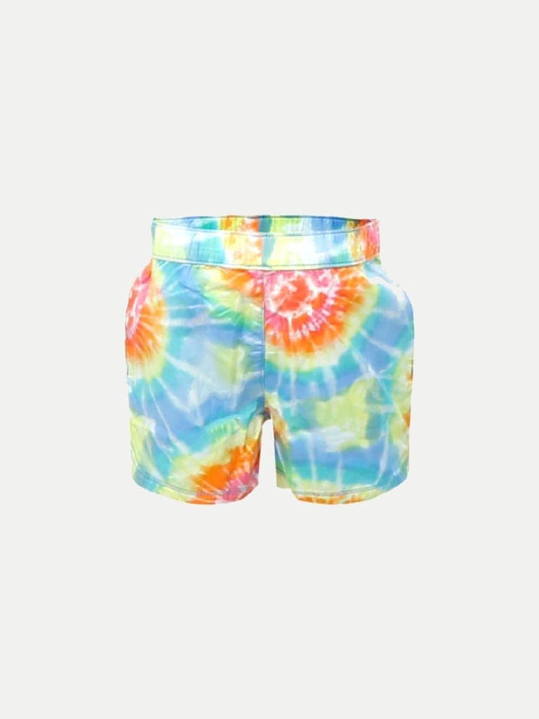 Teen Girls tie Dye All over Print Shorts view 4
