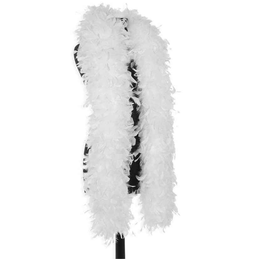 Feather Boa White view 6