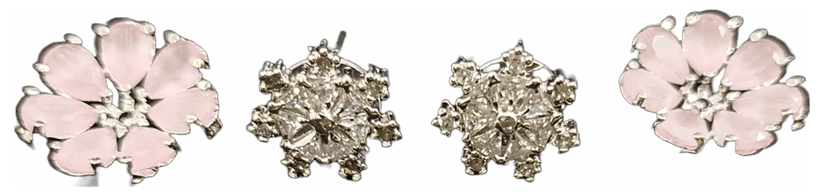 American Diamond Beautiful Studs Earrings view 2