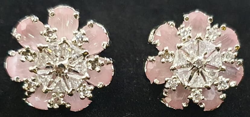 American Diamond Beautiful Studs Earrings view 3