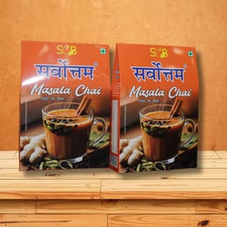 Sarvottam Masala Chai | Authentic Indian Spiced Tea | Strong & Flavorful Assam Blend with Natural Ingredients