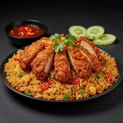 Chicken 65 Fried Rice