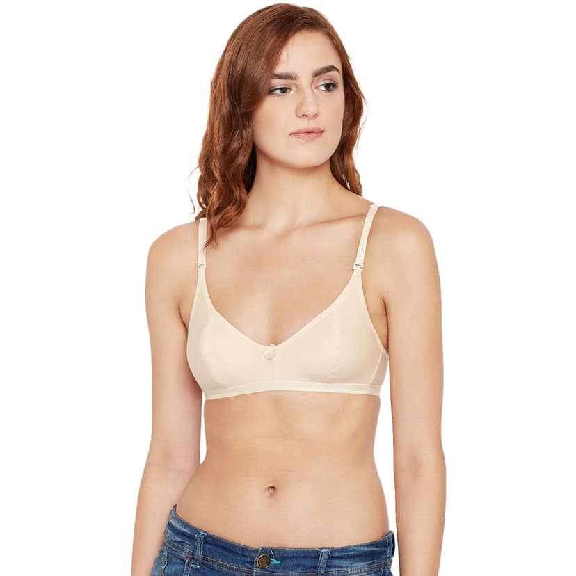 Bodycare Women Cotton Spandex Full Coverage Non Padded Regular Bra Pack - 2 1575SS view 2