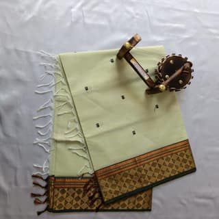 Pure Cotton Saree with Blouse