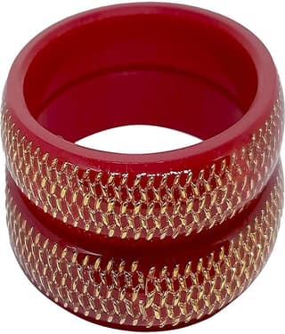 Bovzen Red Bangle ( Pack of 2 )