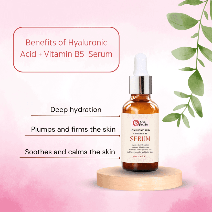 Chic Beauty Combo Serum Kit (Hair Growth Serum 30ML + Hyaluronic Acid & Vitamin B5 Serum 30ml + Niacinamide 10% & Zinc 1% Serum 30ml + Salicylic Acid 2% Serum 30ml + Skin Spot Removal Serum 30ml) view 6