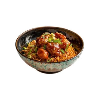Steak Manchurian Fried Noodles (Chicken)