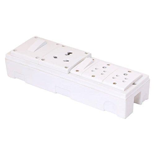 INDRICO 1 Anchor Switches(15 Amp) and 2 Anchor Sockets(5 Amp) with 4 metre Chord view 2