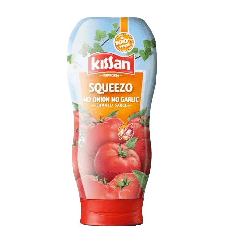 Kissan No Onion No Garlic Ketchup Squeezo