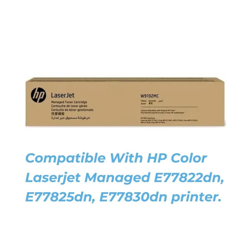 HP W9192MC Yellow Original LaserJet Toner Cartridge view 2
