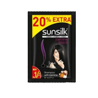 Sunsilk Black Shine Shampoo & Conditioner Twin Sachet 11ml