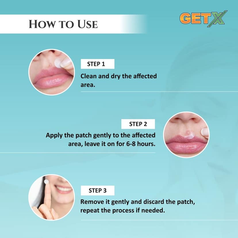 GETX Acne Pimple Patches - 72 Hydrocolloid Waterproof Patches for Active Acne | Absorbs Oil Overnight & Reduces Scarring | Ultra-thin, Transparent, Quick-Acting Treatment | Safe for All Skin Types - For Him & Her | 2 Sizes view 2