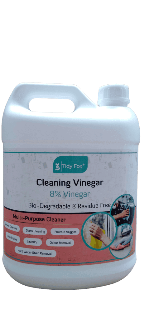 Tidy Fox Cleaning Vinegar / All Purpose Cleaner / 8% Vinegar / 5 litre