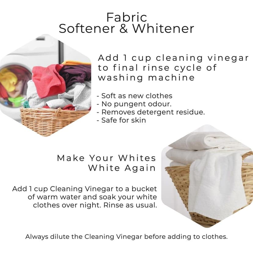 Tidy Fox Cleaning Vinegar / All Purpose Cleaner / 8% Vinegar / 5 litre view 5