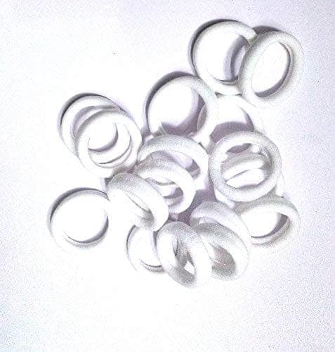 Nawani Long-Lasting White Rubber Band for Hair -30 Pieces view 2