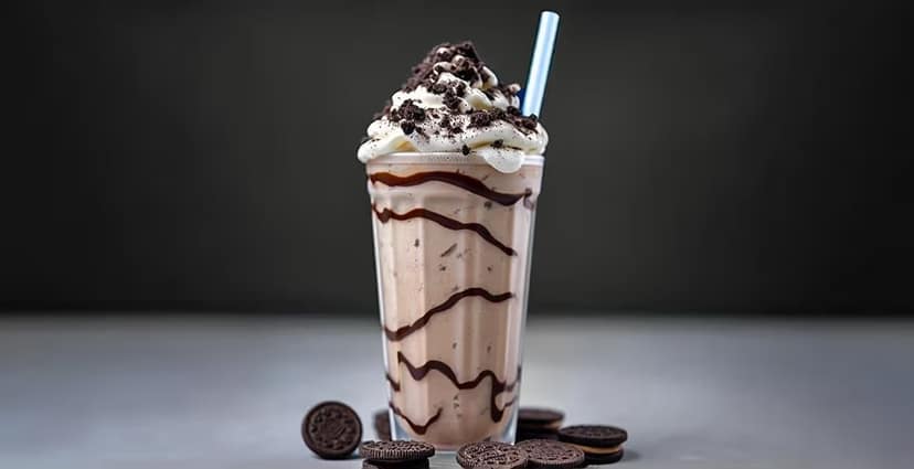 Oreo Crust Cheese Milkshake