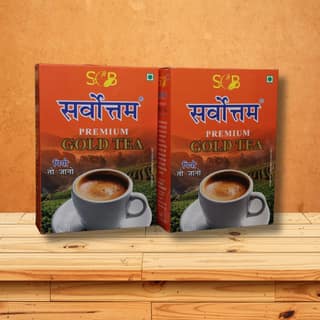 Sarvottam Premium Gold Tea | Bold Flavour, Fresh Aroma | Premium Quality Indian Chai for Daily Energy