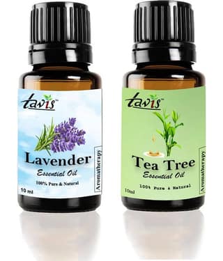 Tavis Lavender Oil, Tea Tree Essential Oil 20 mL