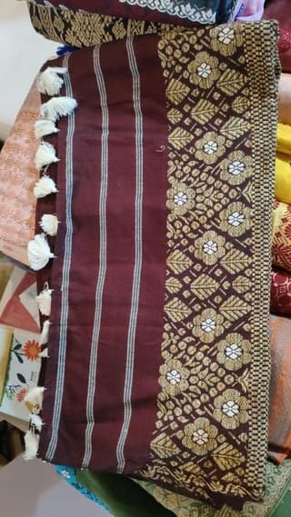 Cotton Saree with Gisa Work