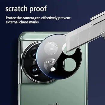 OnePlus 11R Camera Lens Protector Full Coverage Tempered Glass OnePlus 11R (5G) 9H 3D, Black view 3