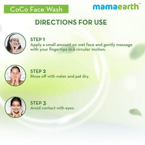 MAMAEARTH Coco facewash (100 ml) + Scrub (100 gm) Combo Pack of 2 view 5