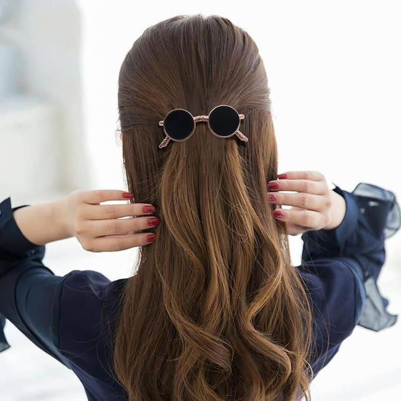 1 Pc Vintage Sunglasses Hair Clip view 3