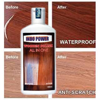 INDOPOWER ACc302-Wooden polish All In One 200ml.