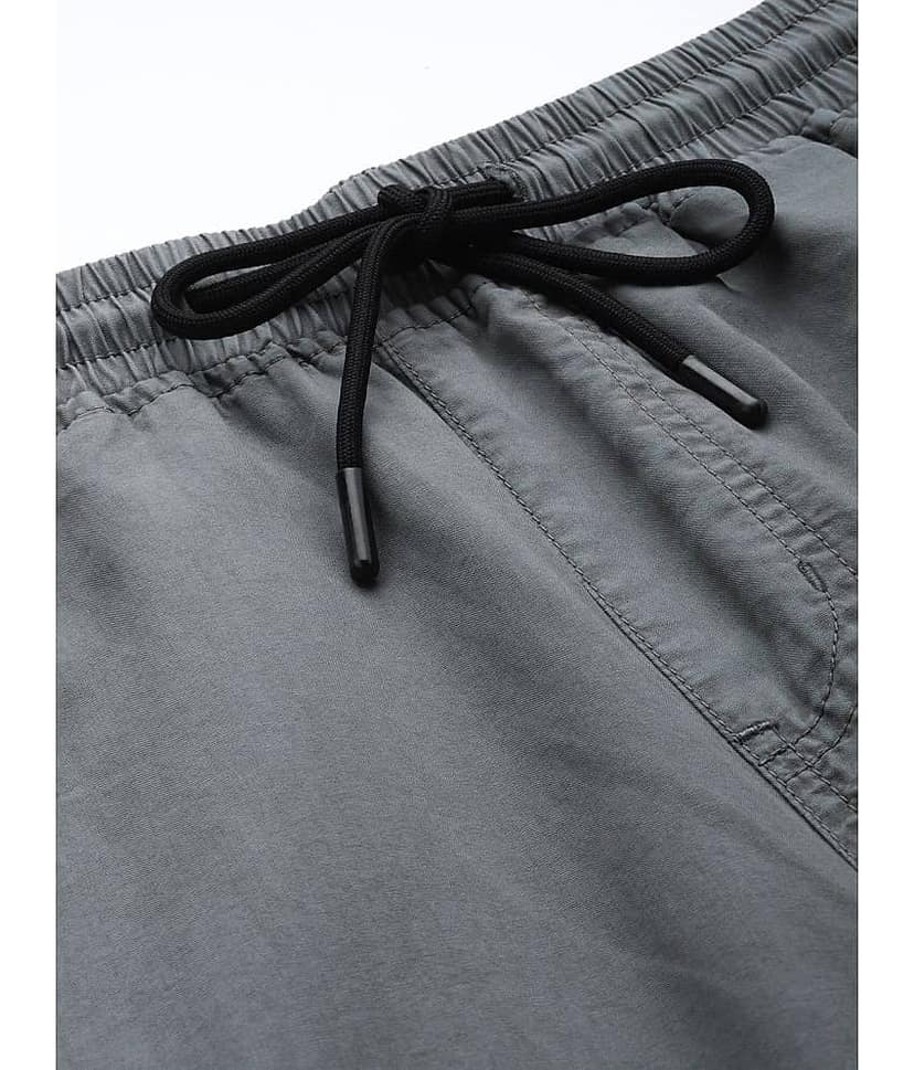 Bene Kleed Unisex Parachute Fit Cotton Cargos Trousers view 2