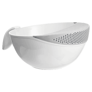 Modi Care Soak and Strain Food Washing Bowl with Strainer Two Thousand Millilitre