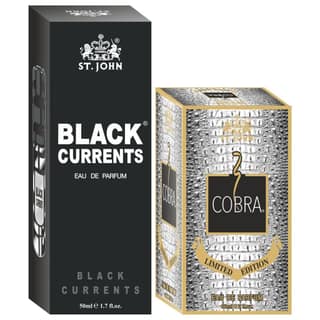 ST-JOHN Cobra Limited Edition 60ml & Black Current 50ml Body Perfume Combo Gift Pack Eau de Parfum - 110 ml (For Men & Women)