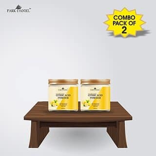 PARK DANIEL Premium Citric Acid Powder Combo pack of 2 Jars of 100 gms(200 gms) (200 g)