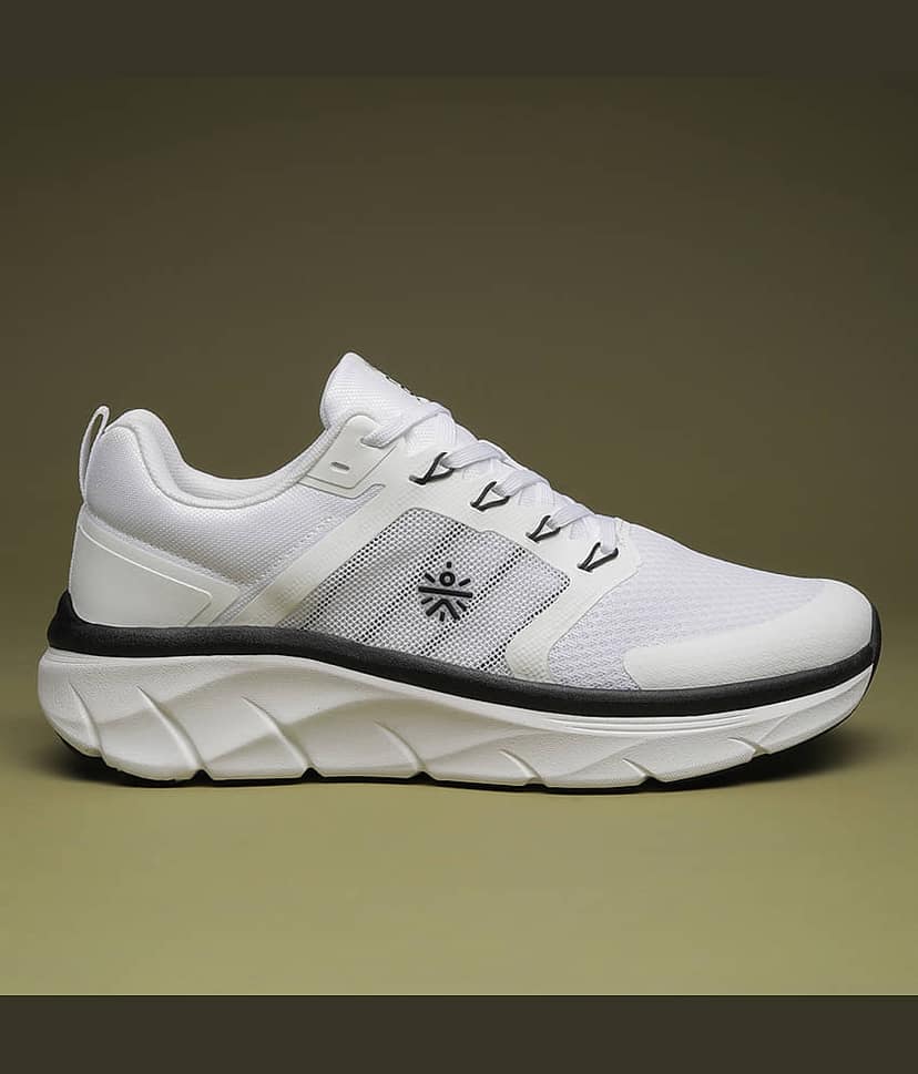 Cult Flint White Men's Sports Running Shoes view 2
