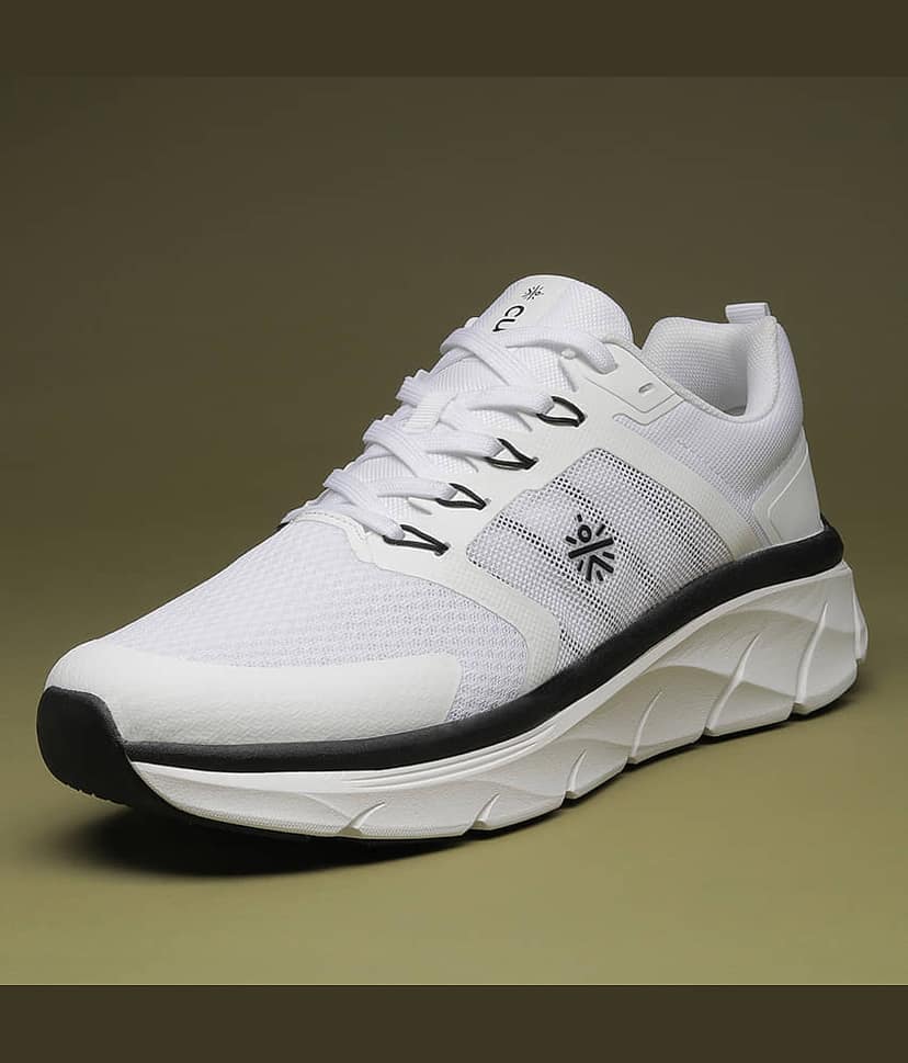 Cult Flint White Men's Sports Running Shoes view 3