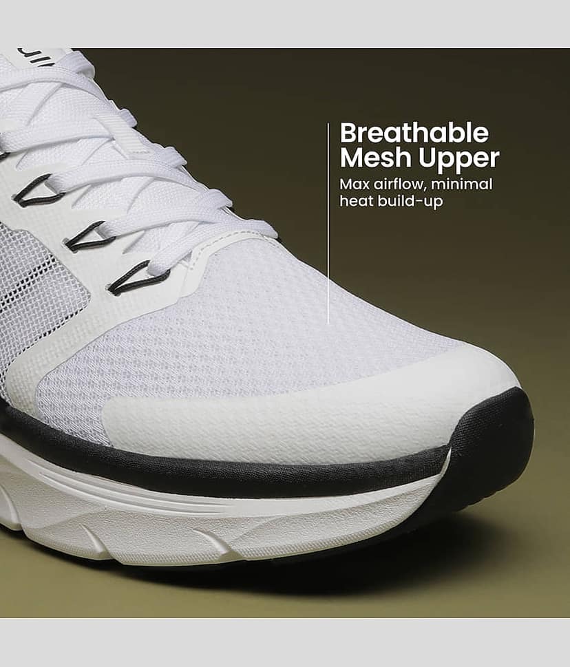 Cult Flint White Men's Sports Running Shoes view 4