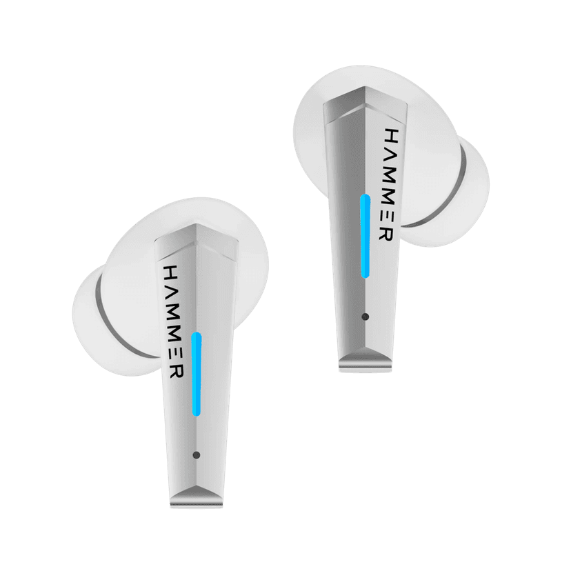 Hammer Arcade True Wireless Gaming Bluetooth Earbuds with RGB Lights and 50ms Low latency view 2